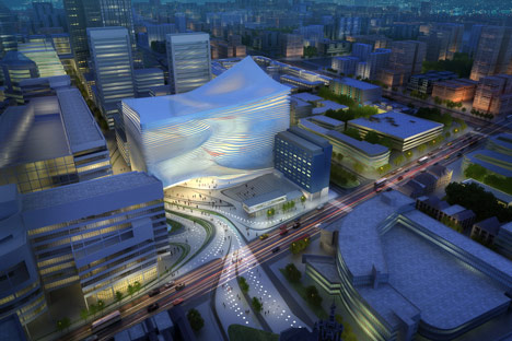 The New Dance and Music Centre in The Hague by Zaha Hadid Architects