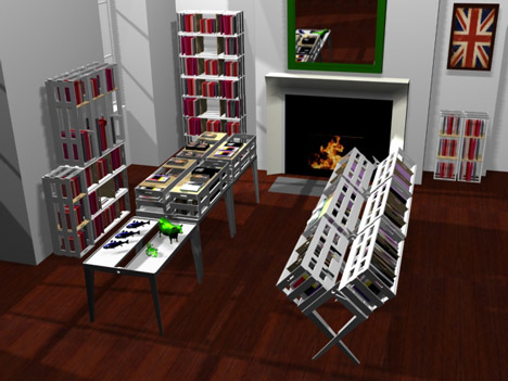 The Somerset House Book Stall System by Fotis Evans The Somerset House Book Stall System by Fotis Evans