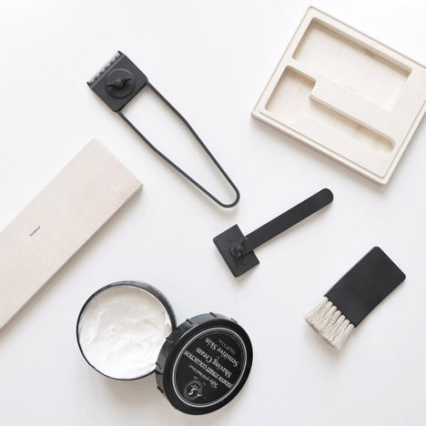 Trimmer, Razor and Shaving Brush by Jacques-Elie Craig Ribeyron