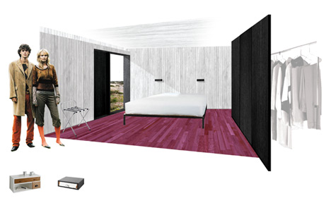 Shingle House by Nord Architecture - ground floor bedroom Shingle House by Nord Architecture - ground floor bedroom