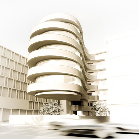154 Ha-Yarkon Street by Ron Arad