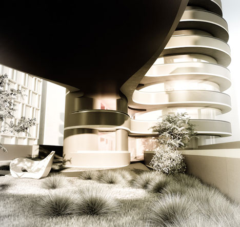 154 Ha-Yarkon Street by Ron Arad