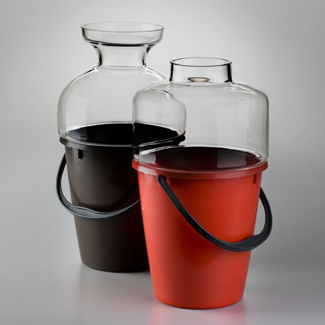 Bucket Vase by Qubus Design studio