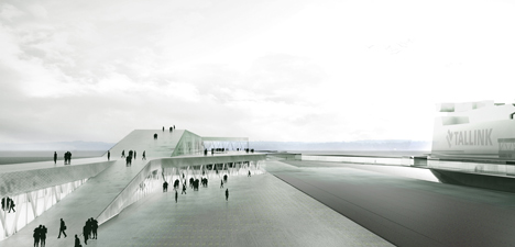 Ferry Terminal Stockholm by CF Moller