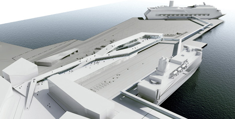 Ferry Terminal Stockholm by CF Moller
