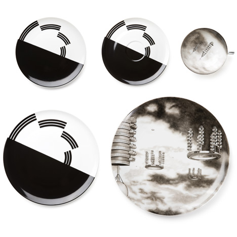 Flying City Tableware by Carsten Höller