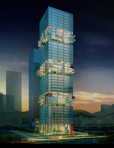 SBF Tower by Hans Hollein SBF Tower by Hans Hollein