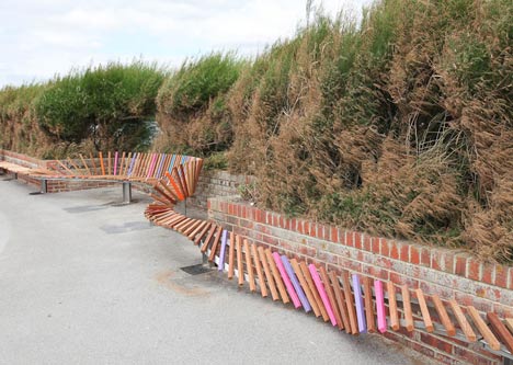 The Longest Bench by Studio Weave
