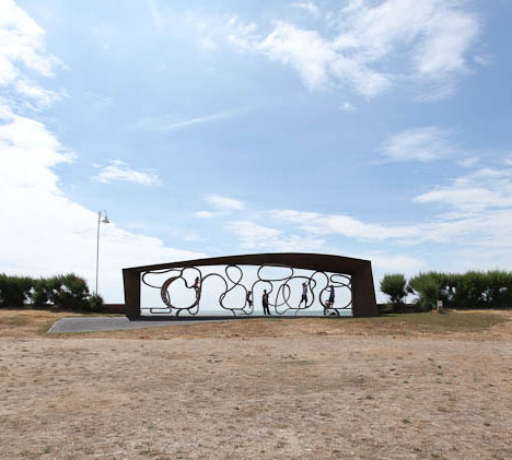 The Longest Bench by Studio Weave