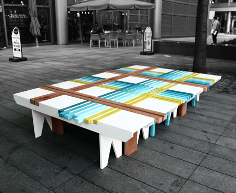Bench by Raw Edges for Bench 10 