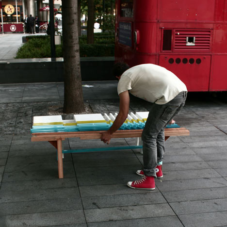 Bench by Raw Edges for Bench 10 