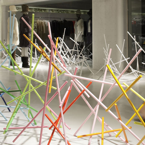 Sticks by Emmanuelle Moureaux for Issey Miyake