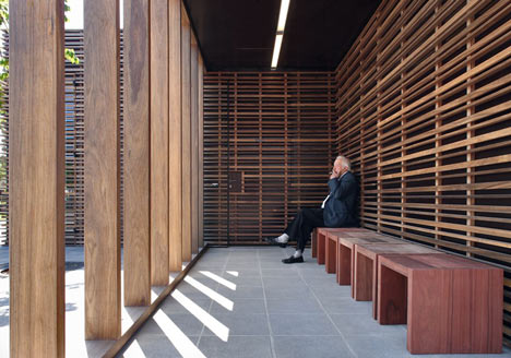 Entrance Pavilion Cemetery Blankenberge by Hansteerds Architectuur Entrance Pavilion Cemetery Blankenberge by Hansteerds Architectuur
