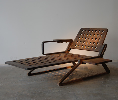Tom Dixon Flamecut series chaise Tom Dixon Flamecut series chaise