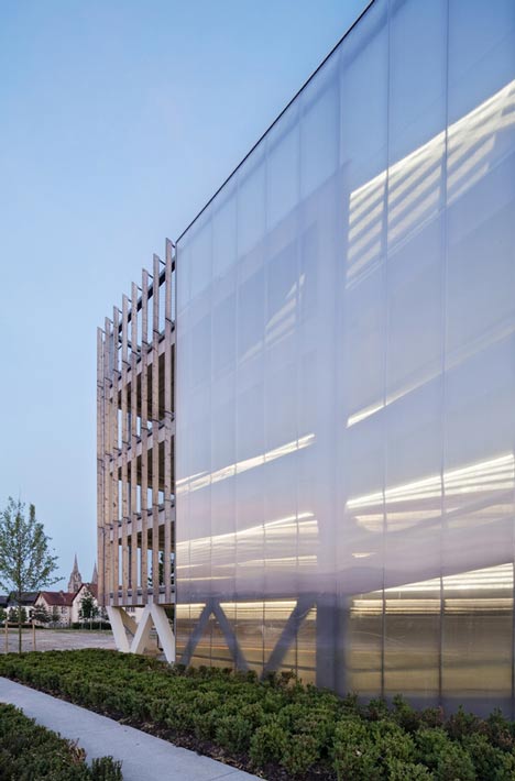 Car Park Designed by Jacques Ferrier Architecture Car Park Designed by Jacques Ferrier Architecture
