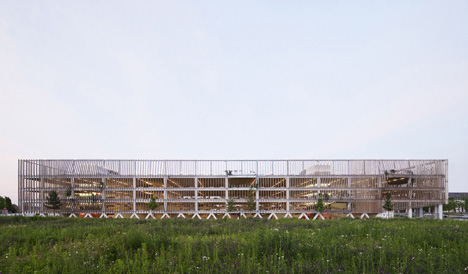 Car Park Designed by Jacques Ferrier Architecture Car Park Designed by Jacques Ferrier Architecture