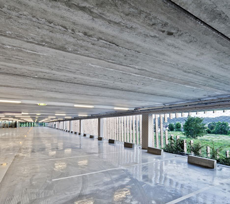 Car Park Designed by Jacques Ferrier Architecture Car Park Designed by Jacques Ferrier Architecture