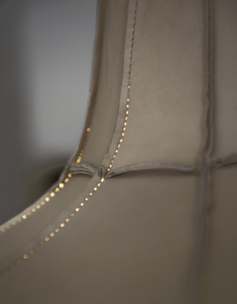 Leather Lampshades by Pepe Heykoop Leather Lampshades by Pepe Heykoop