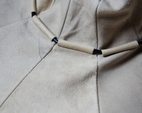 Leather Lampshades by Pepe Heykoop Leather Lampshades by Pepe Heykoop