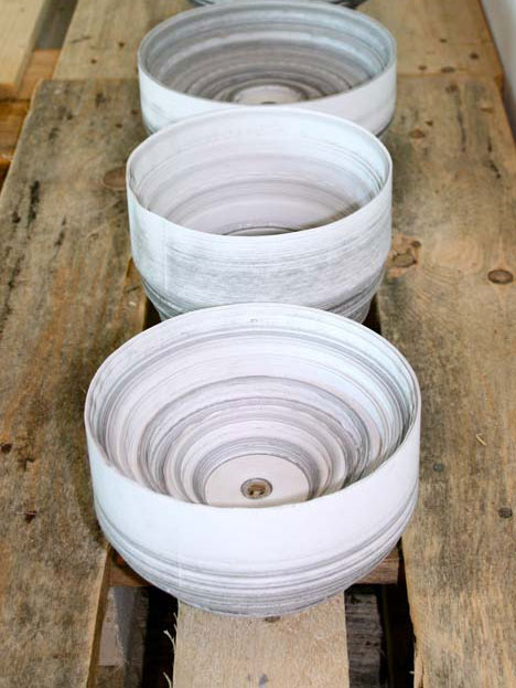 Thermal Till Paper Vessels by Philippe Malouin