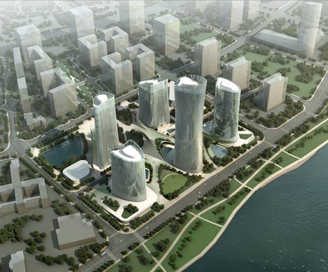 Central Business District Wenzhou by Henn Architekten Central Business District Wenzhou by Henn Architekten