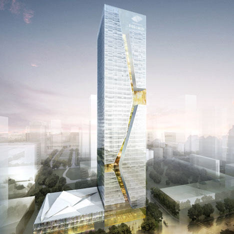 Shenzhen Guosen Securities Tower by Massimiliano and Doriana Fuksas