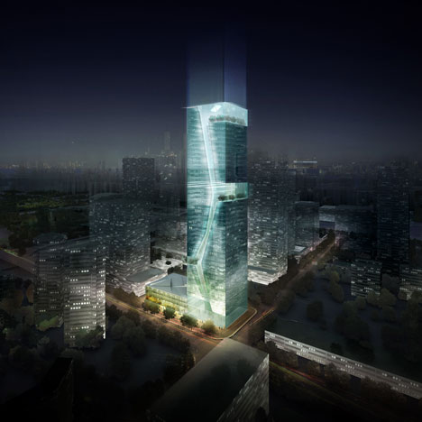 Shenzhen Guosen Securities Tower by Massimiliano and Doriana Fuksas