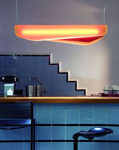 Algae lamp by Christian Vivanco