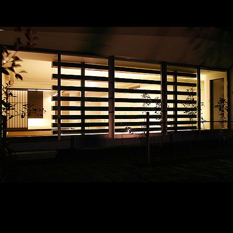 House with a Concrete Louver by StudioGreenBlue
