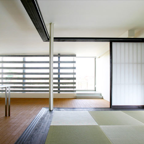 House with a Concrete Louver by StudioGreenBlue