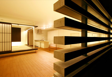House with a Concrete Louver by StudioGreenBlue 