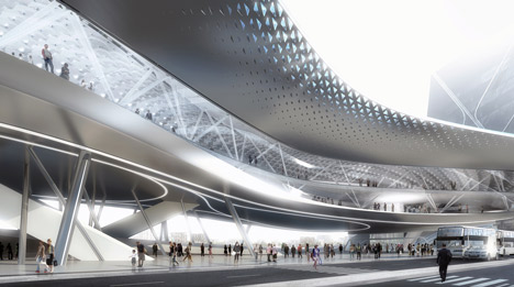 Kaohsiung Port Terminal by Asymptote Architecture