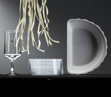 Tableware by Marcel Wanders for KLM