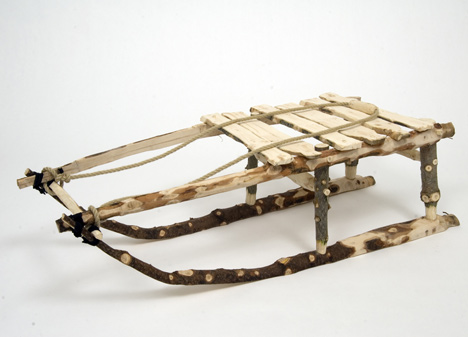 Christmas Tree Sledge by Tom Hatfield