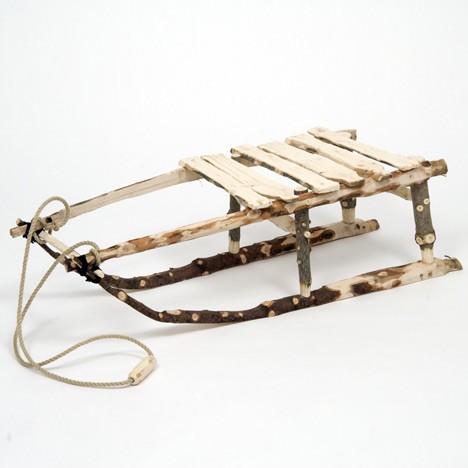 Christmas Tree Sledge by Tom Hatfield