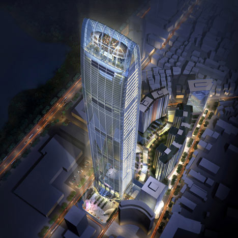 Kingkey Finance tower by Farrells