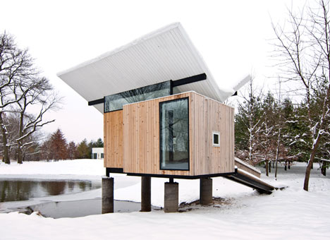 Meditation Hut by Jeffery Poss Architect Meditation Hut by Jeffery Poss Architect