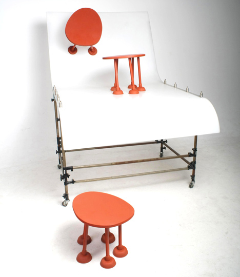Rubber Table by Thomas Schnur Rubber Table by Thomas Schnur