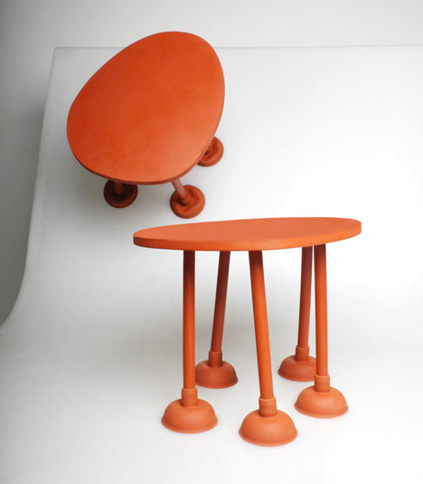 Rubber Table by Thomas Schnur Rubber Table by Thomas Schnur