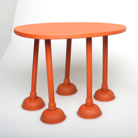 Rubber Table by Thomas Schnur Rubber Table by Thomas Schnur