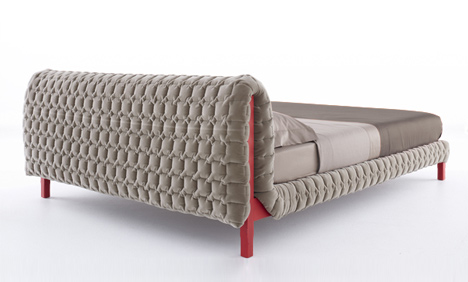 Ruché beds and tables by Inga Sempé for Ligne Roset