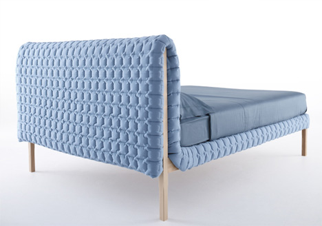 Ruché beds and tables by Inga Sempé for Ligne Roset