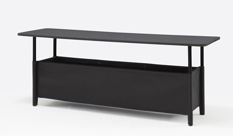 Ruché beds and tables by Inga Sempé for Ligne Roset
