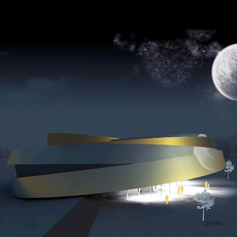 Space Wheel Noordung Space Habitation Centre by OFIS Arhitekti