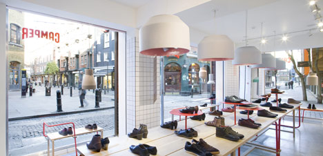 Camper store in London by Tomas Alonso Camper store in London by Tomas Alonso