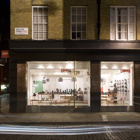 Camper store in London by Tomas Alonso Camper store in London by Tomas Alonso