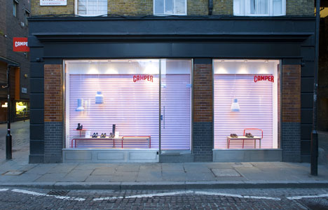 Camper store in London by Tomas Alonso Camper store in London by Tomas Alonso
