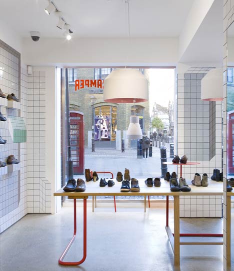 Camper store in London by Tomas Alonso Camper store in London by Tomas Alonso