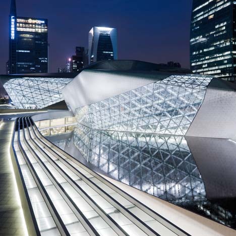 Guangzhou Opera House by Zaha Hadid Architects