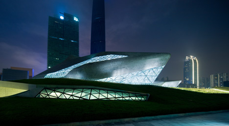 Guangzhou Opera House by Zaha Hadid Architects